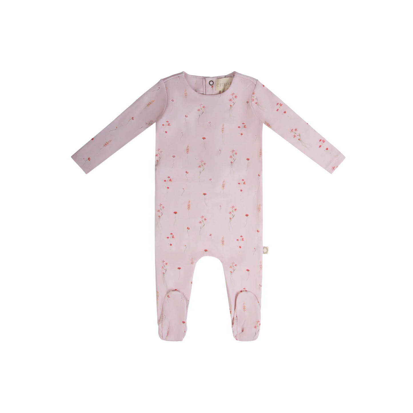 Citrine Dainty Wildflower Footie