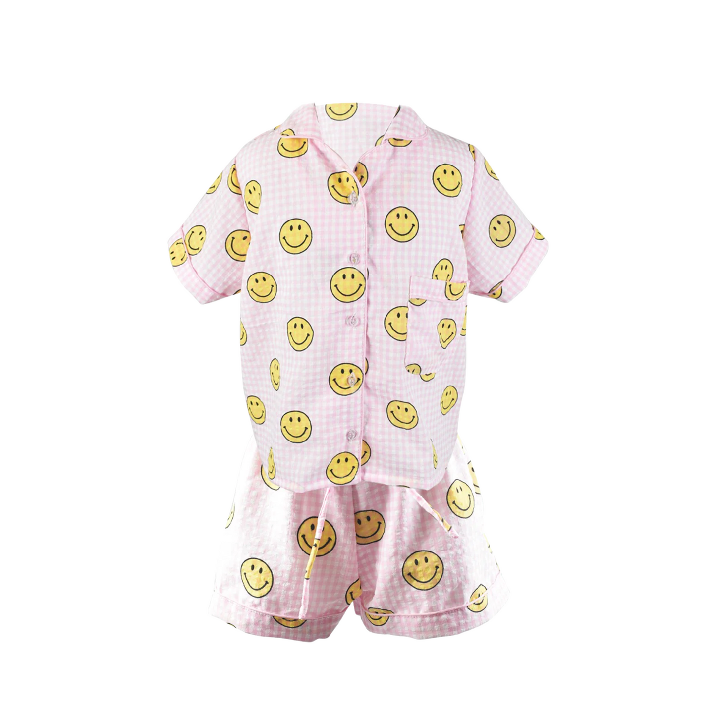 Flowers By Zoe Emojis Plaid Pajama