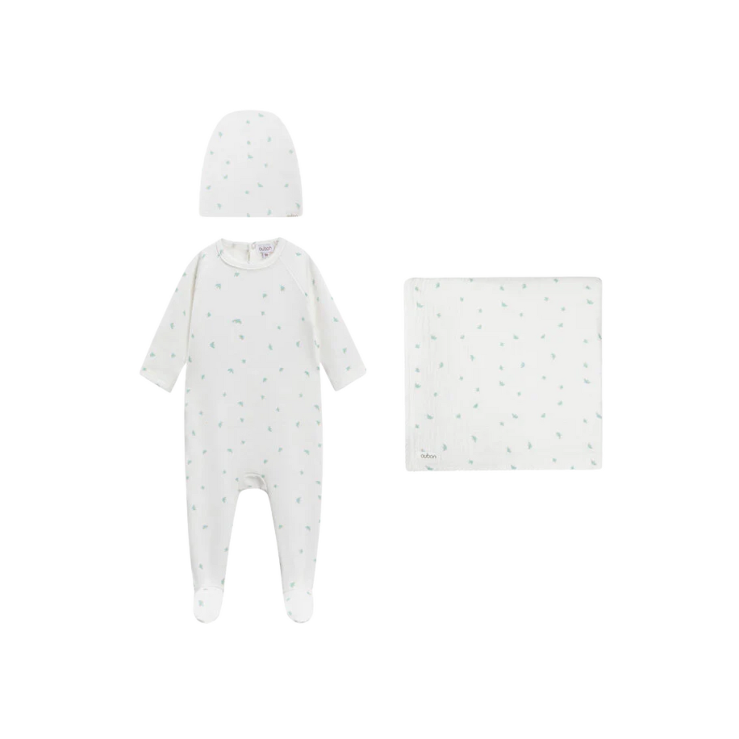 Oubon Bird Boy Footie Set