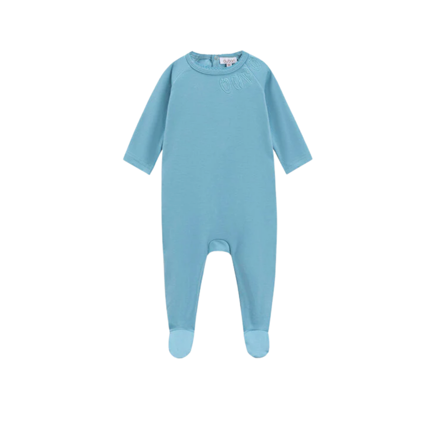 Oubon Logo Neck Embroidered Footie