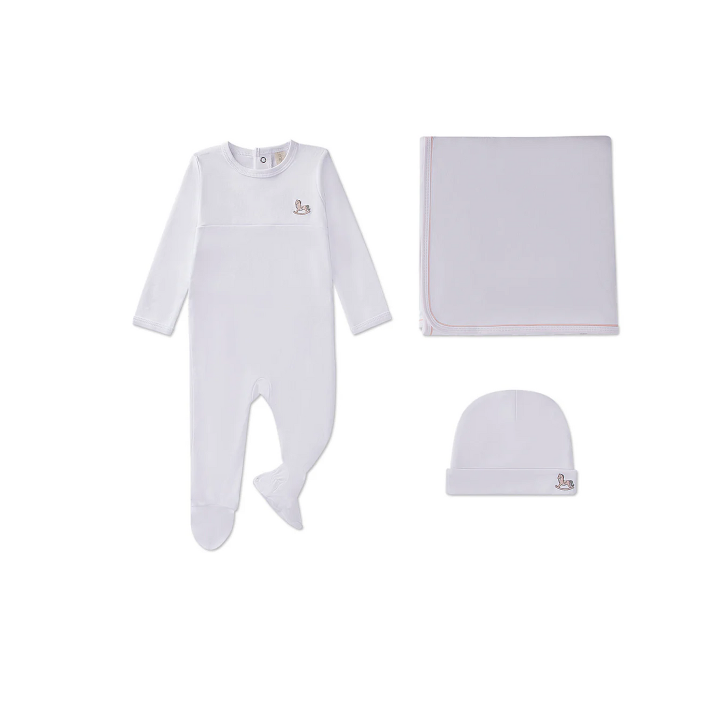 MiniMoi Rocking Pony Footie Set