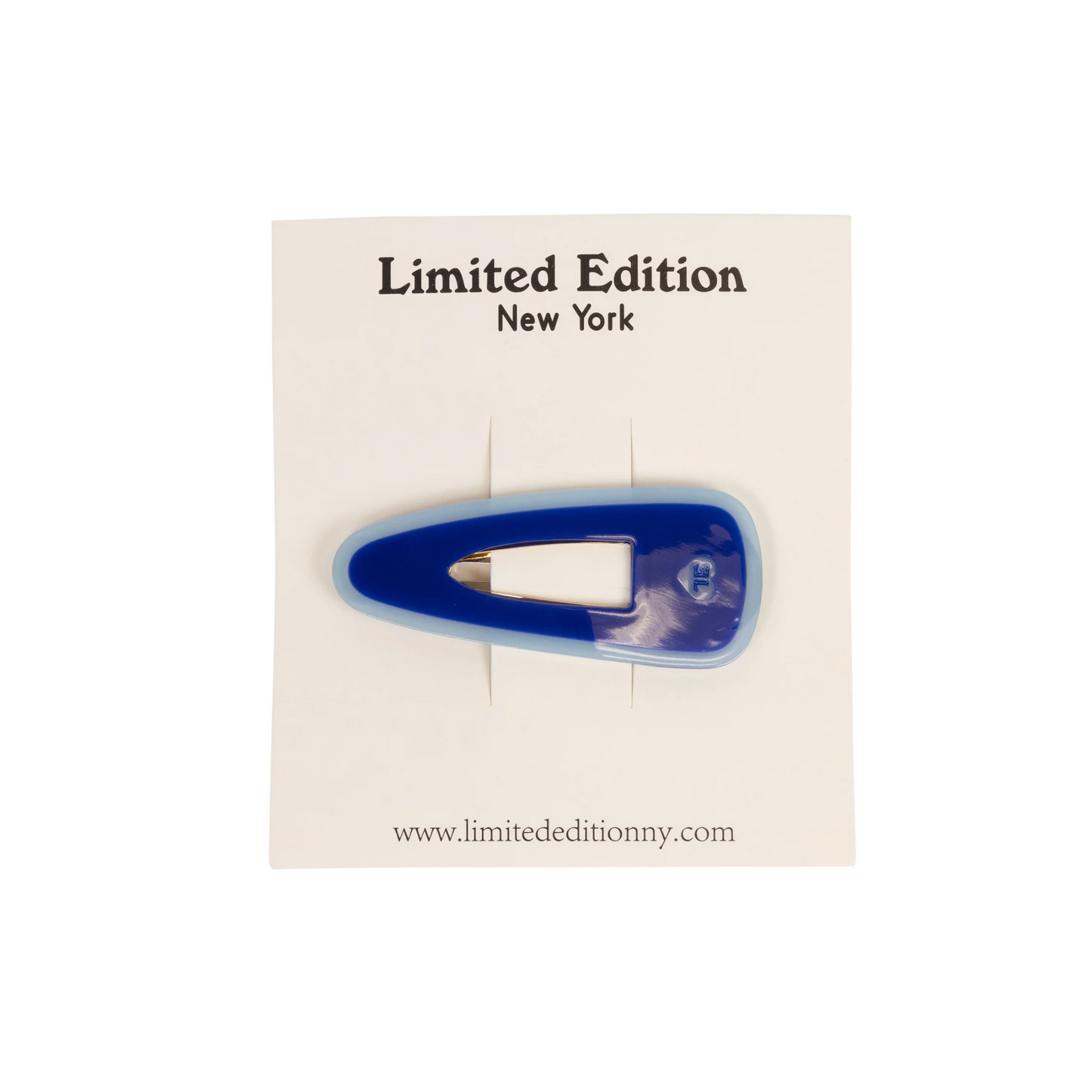 Limited Edition LE Stripe Acetate Snap Clip
