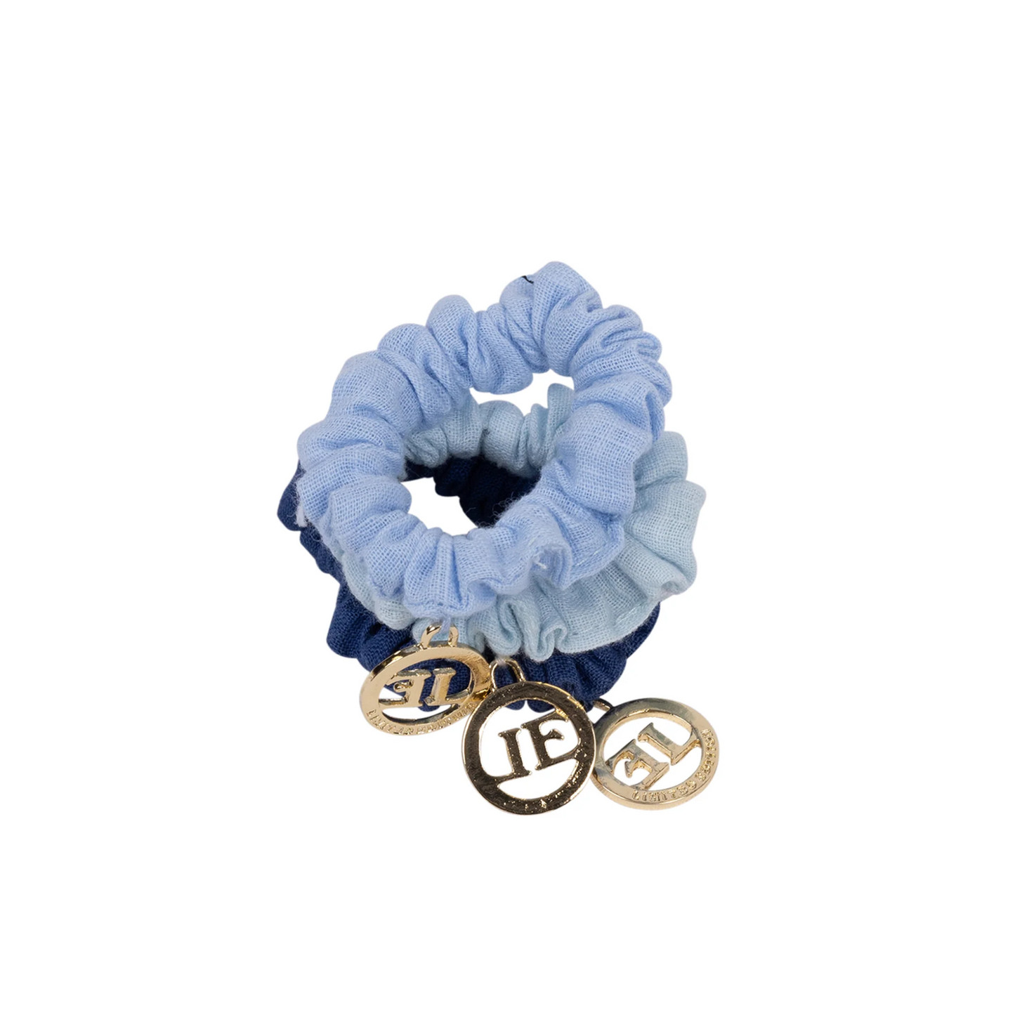 Limited Edition Linen 3 Pk Mini Scrunchies