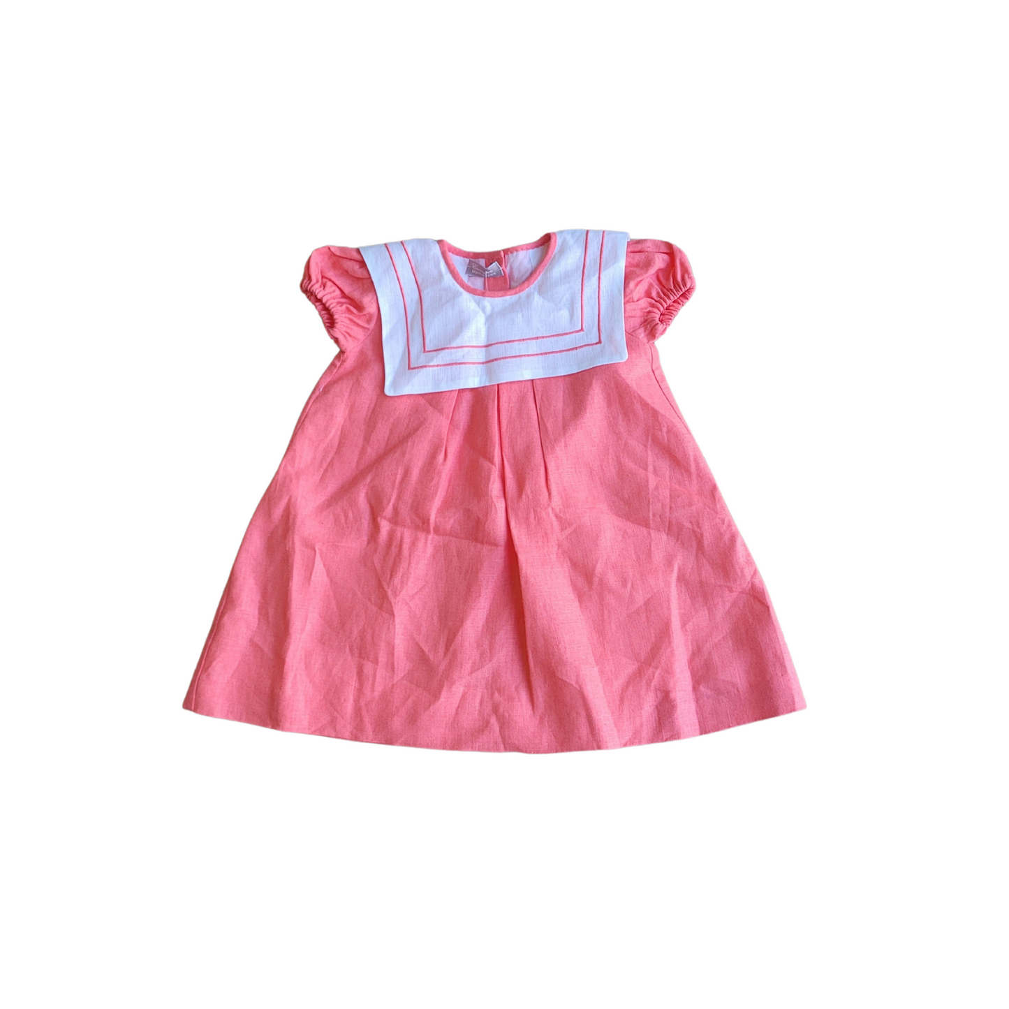 Artesania Carmina Girl Dress With Sailor Collar