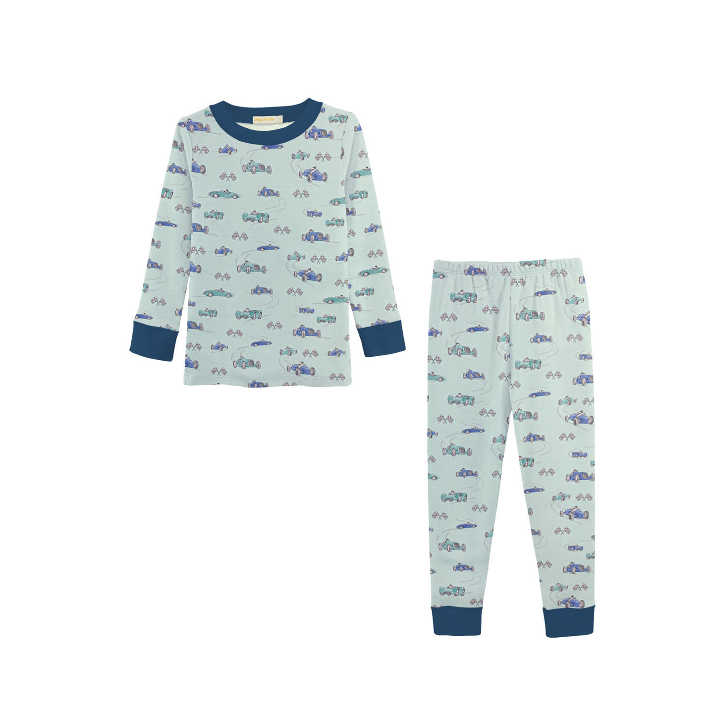 Baby Club Chic On The Road Printed Boy Pajamas
