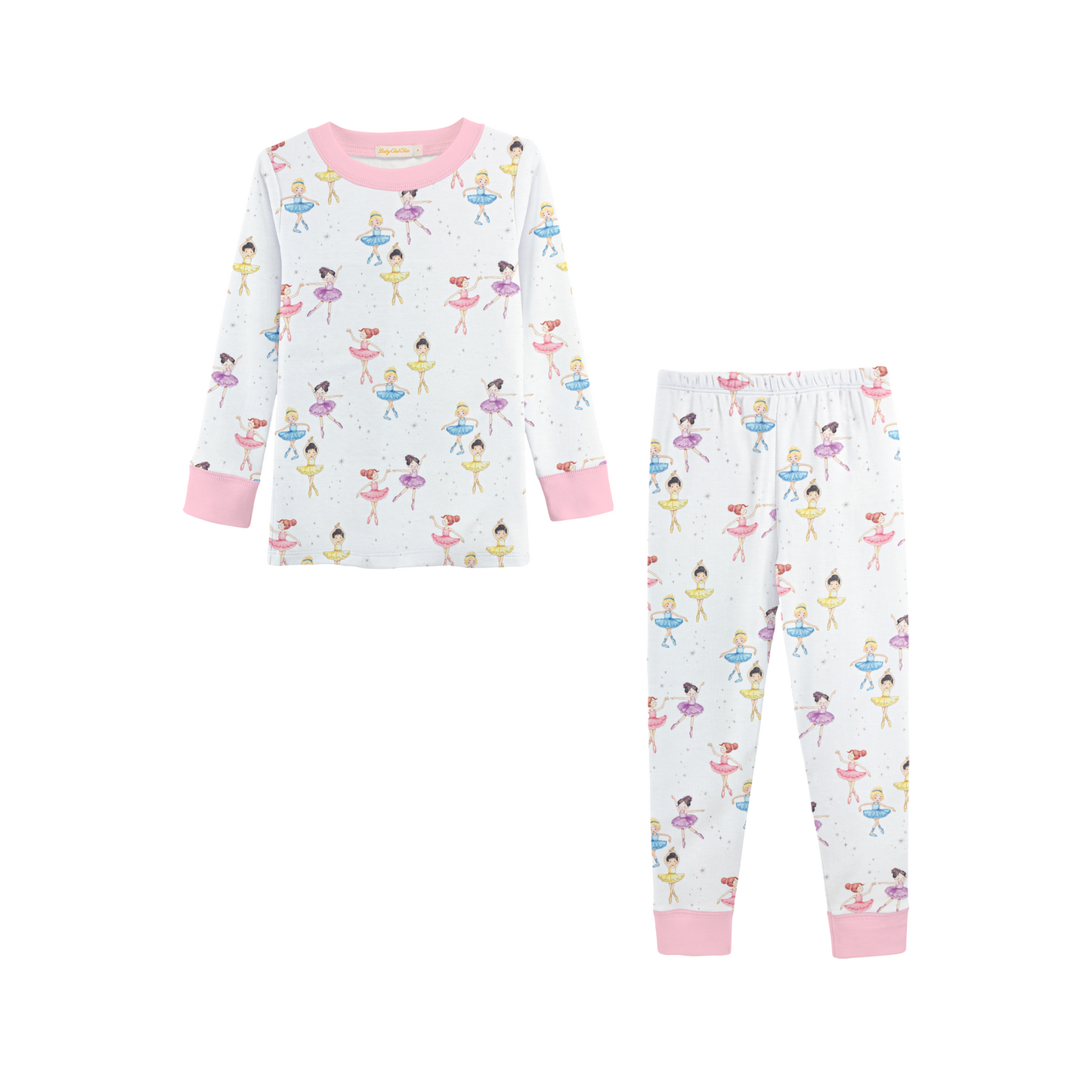 Baby Club Chic Prima Ballerina Printed Girl Pajamas