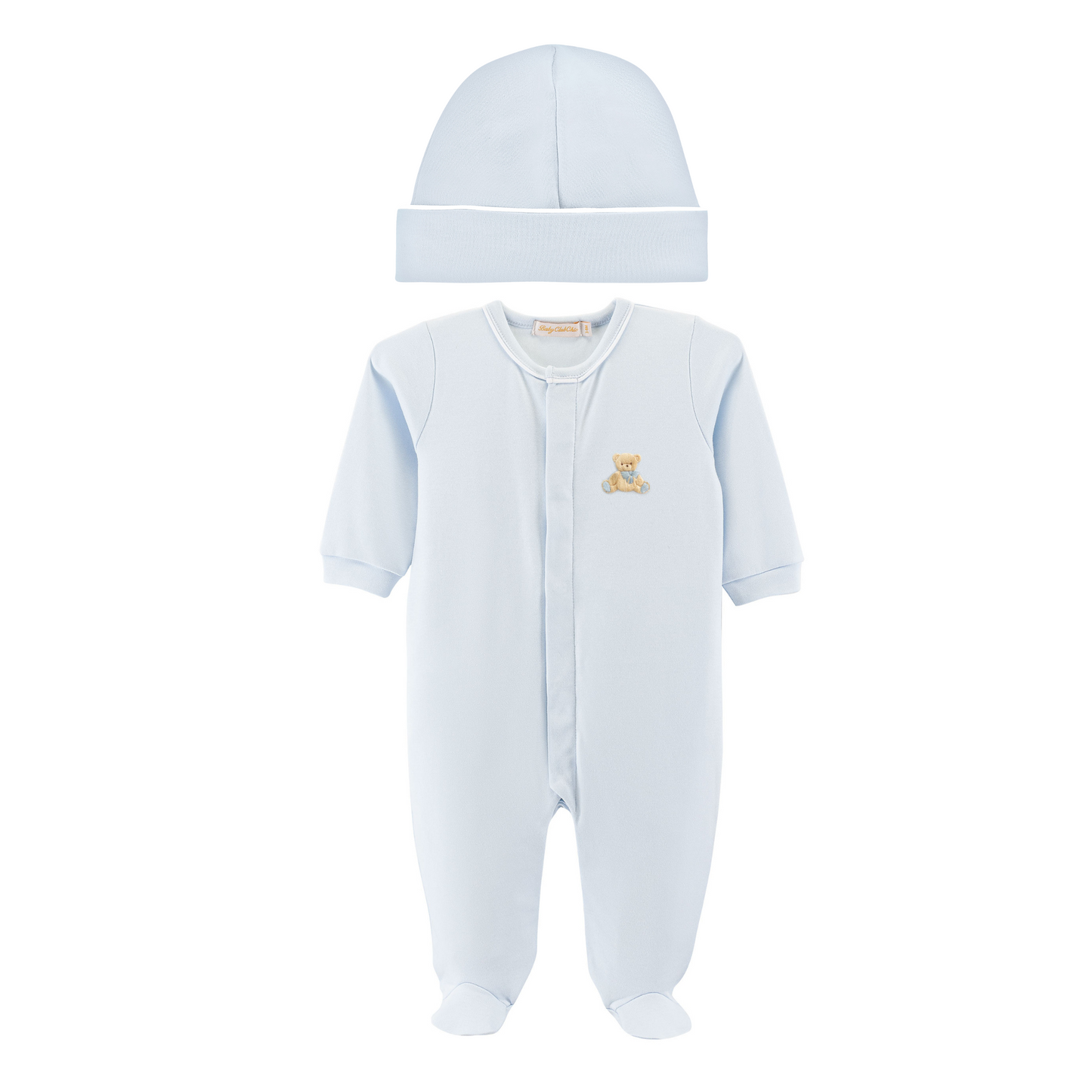 Baby Club Chic Toys Boy Footie with Piping Trim