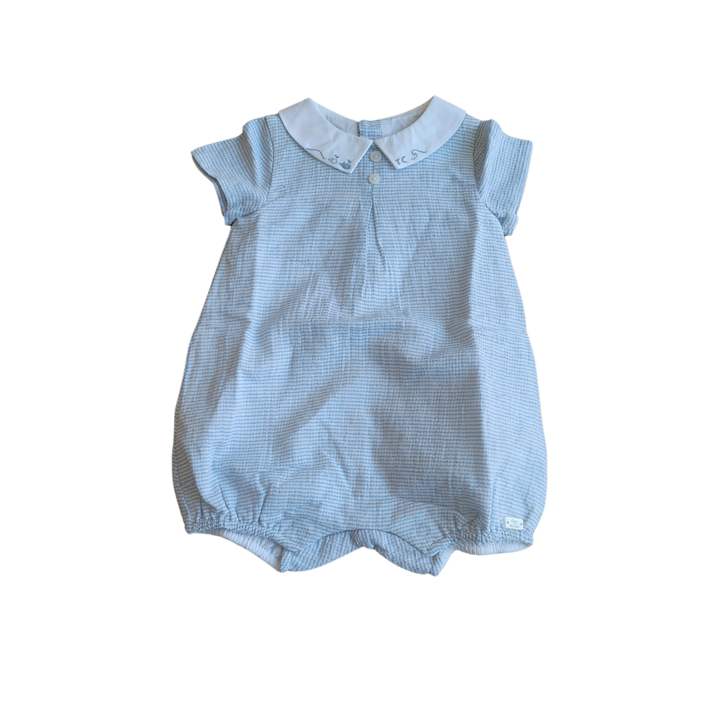 Tartine Et Chocolat Plaid Collar Romper