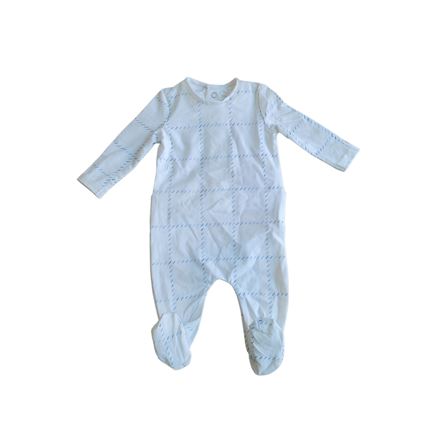Poppeto Dotted Gingham Footie