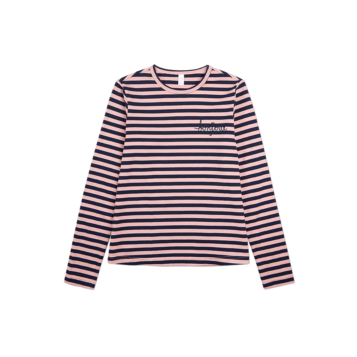 Memoi Striped Long Sleeve T-Shirt