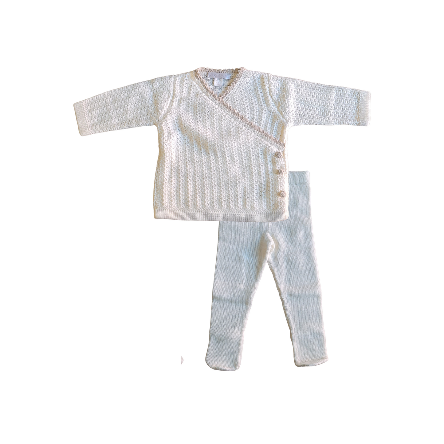 Chant De Joie Knitted Cross Boy Set