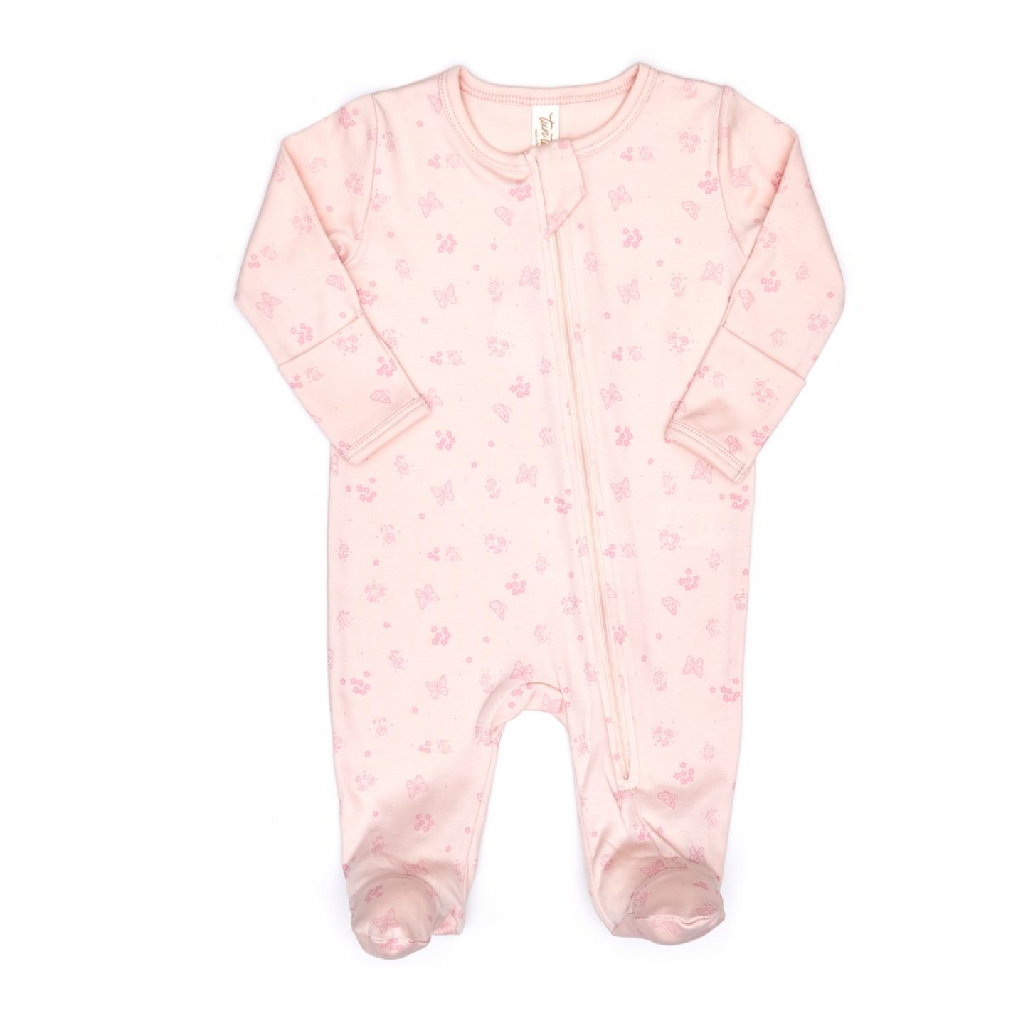 Tuntun Butterflies Zip Footie