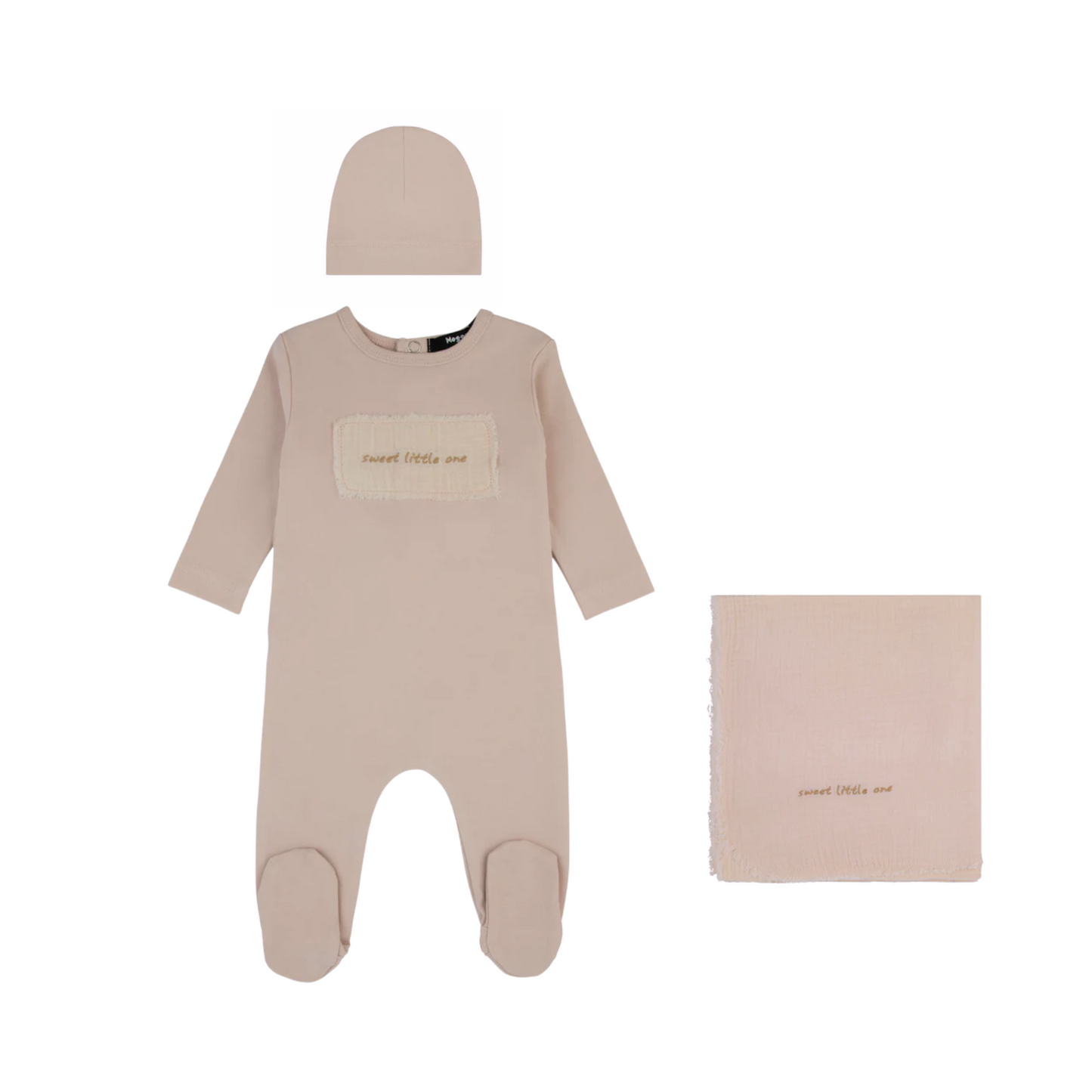 Noggi Muslin Patch Footie Set
