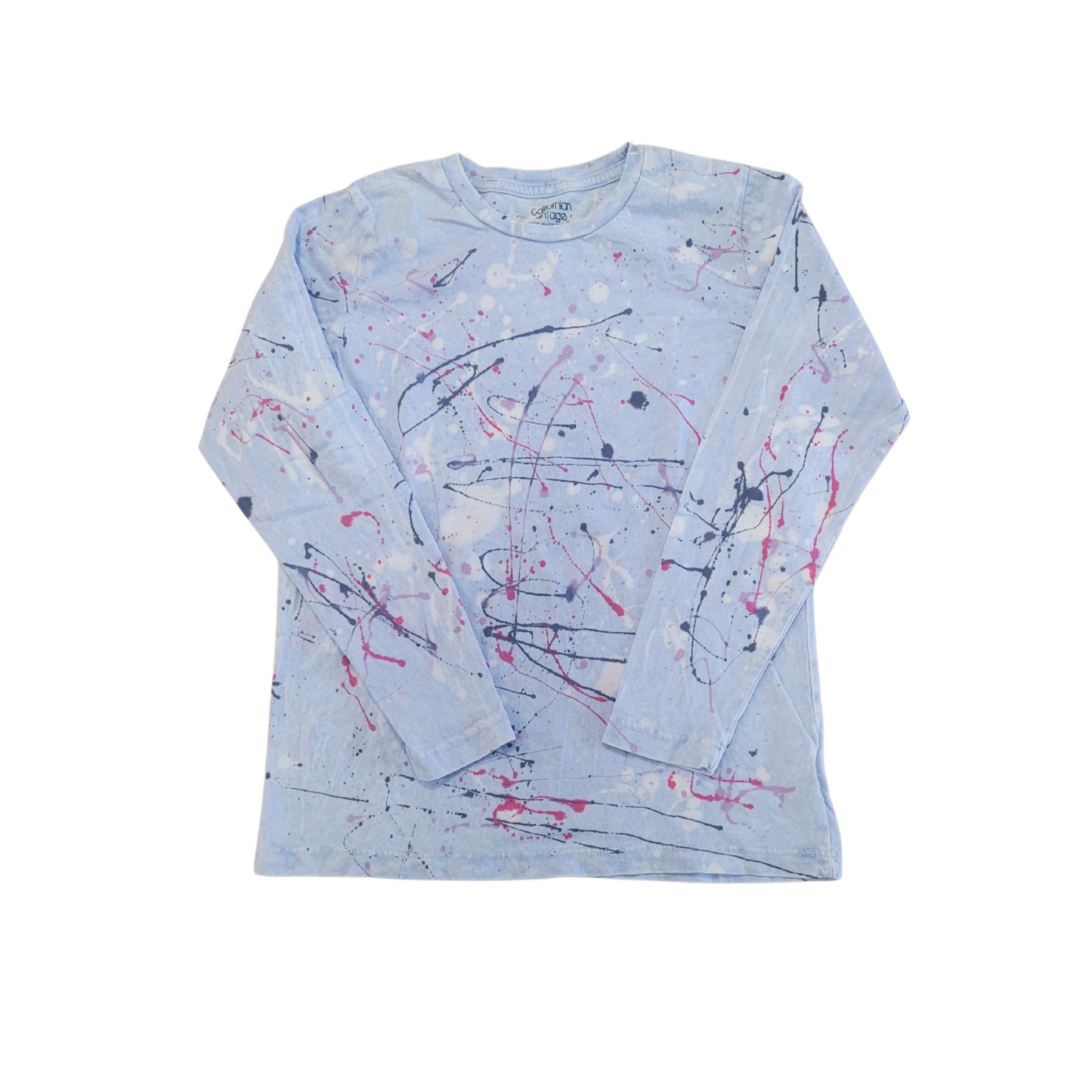 Californian Vintage Splatter Long Sleeve Tee