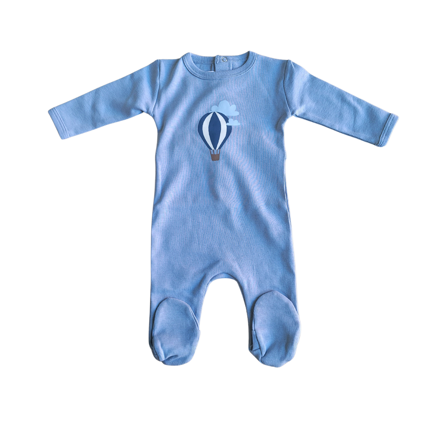 Tiptoe Baby Between Clouds Boy Footie
