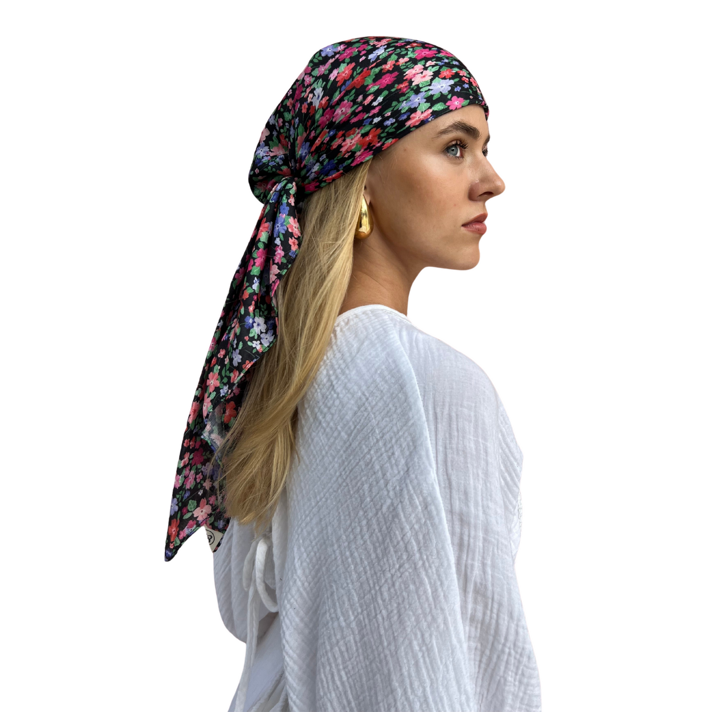 The Scarf Bar Blooming Meadow Headscarf 90x90