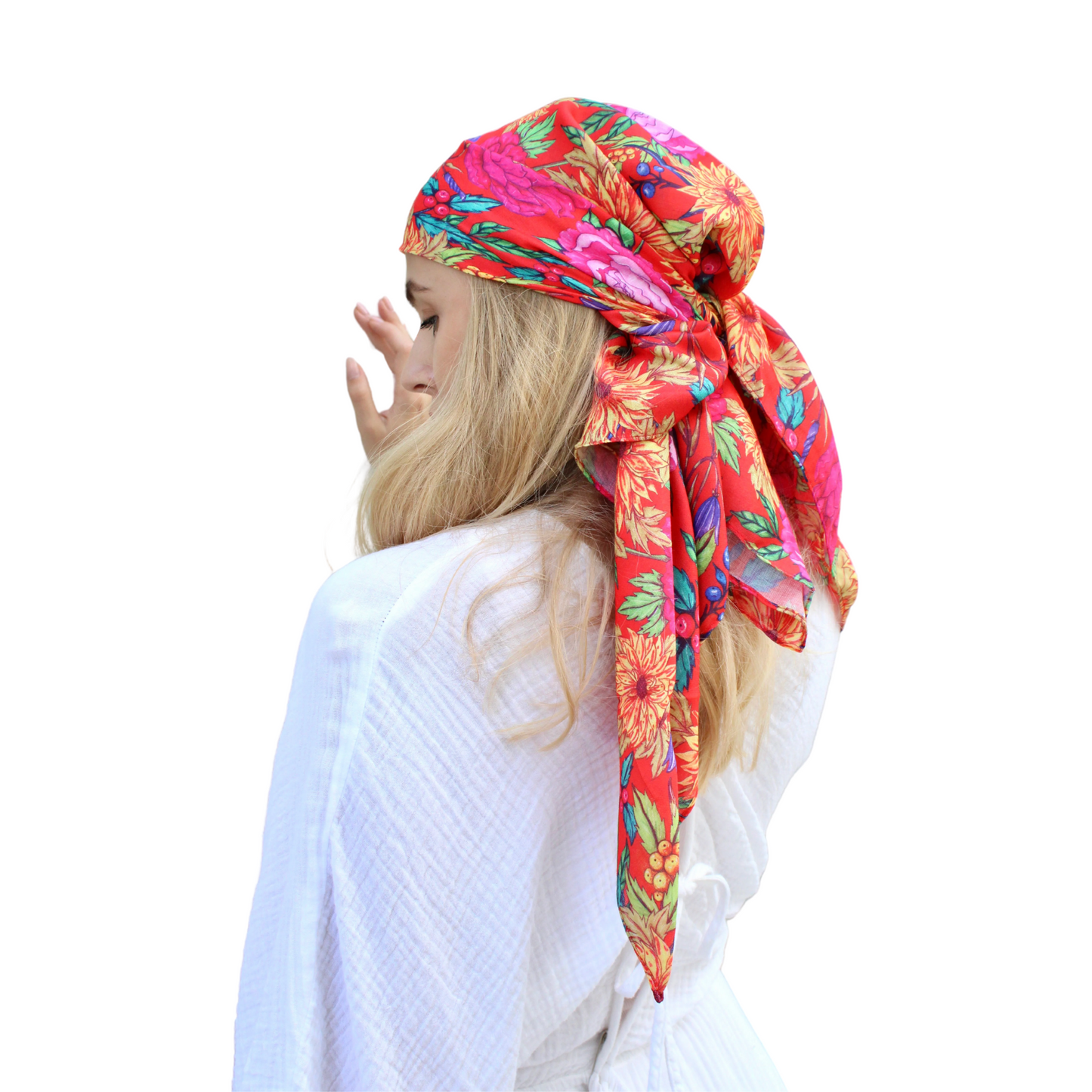 The Scarf Bar Botanical Garden Headscarf 78x78