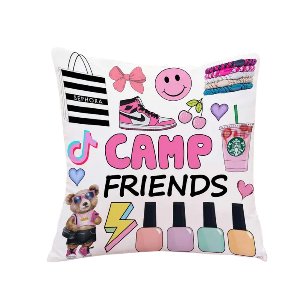 Gilbin Camp Bunk Kids Autograph Pillow