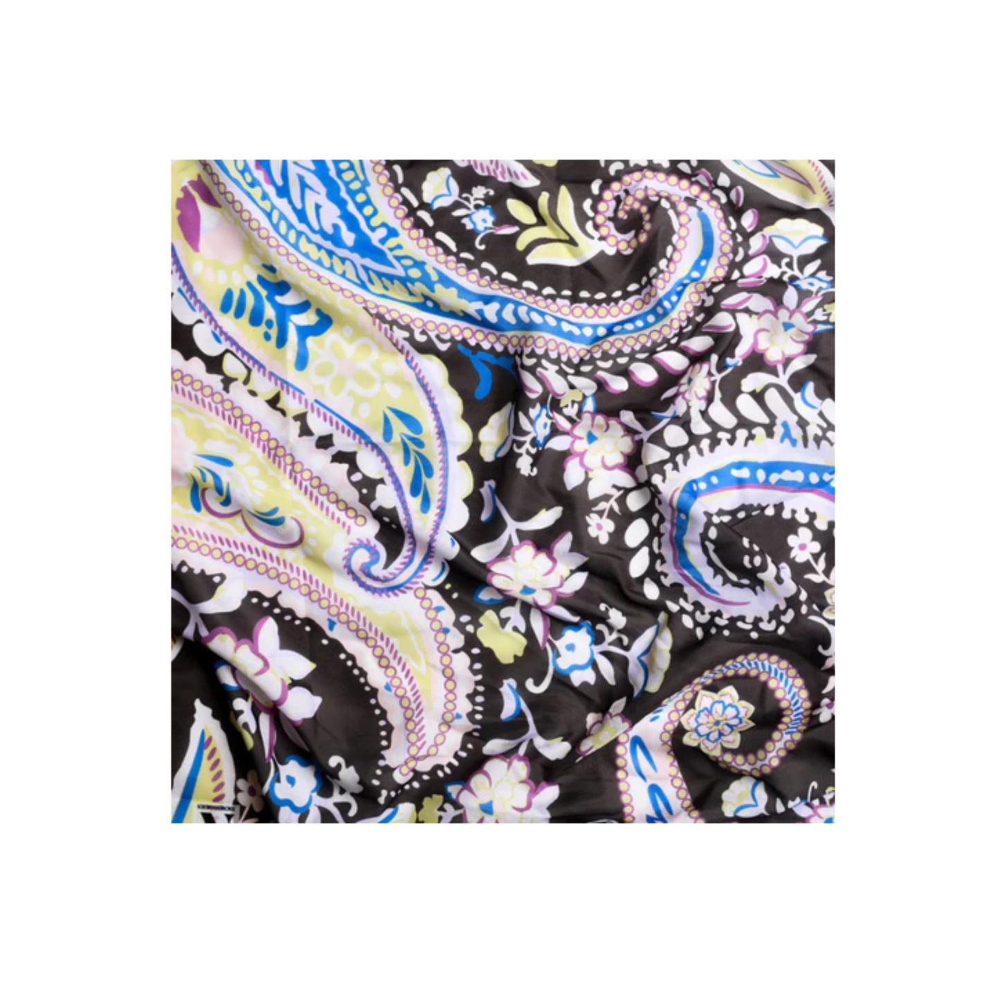 Nicsessories Chocolate Paisley Headscarf