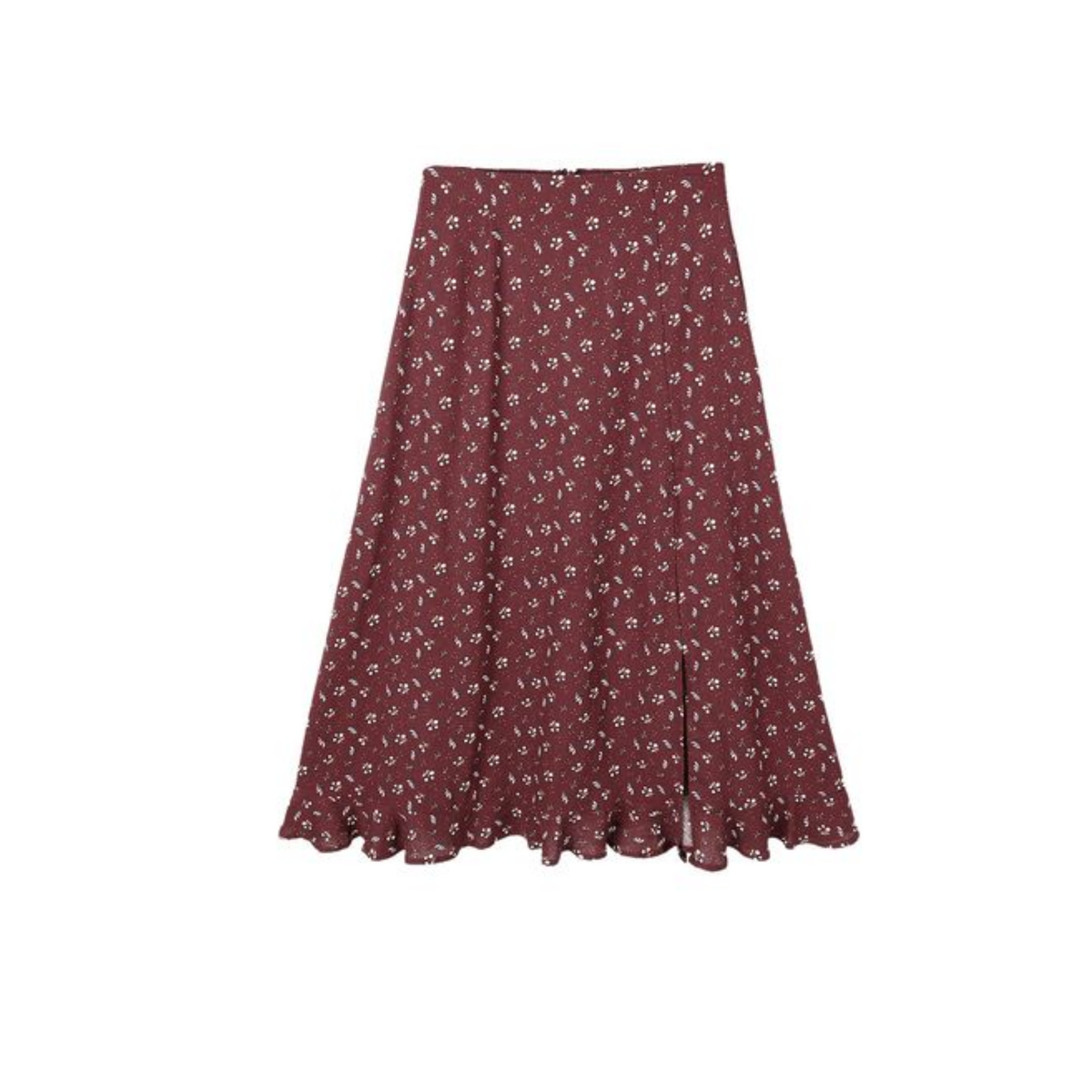 Rylee+Cru Button Slit Skirt