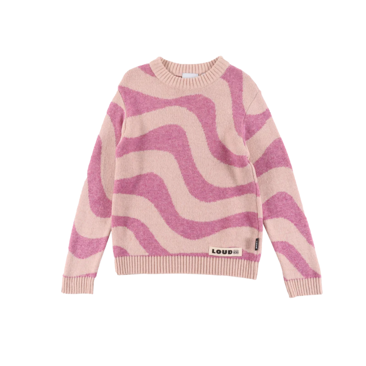 Loud Loud Wave Jacquard Sweater