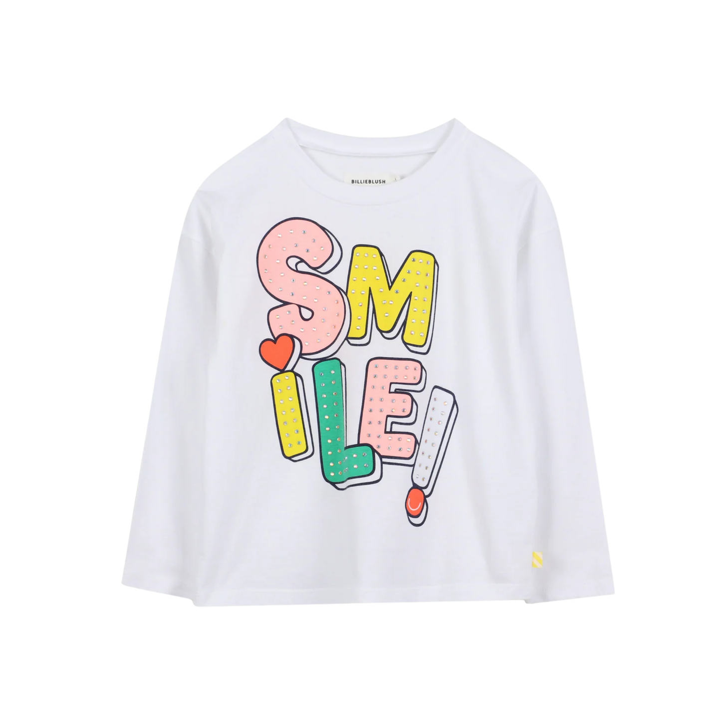 Billieblush Girls Smile! Long Sleeve T-Shirt