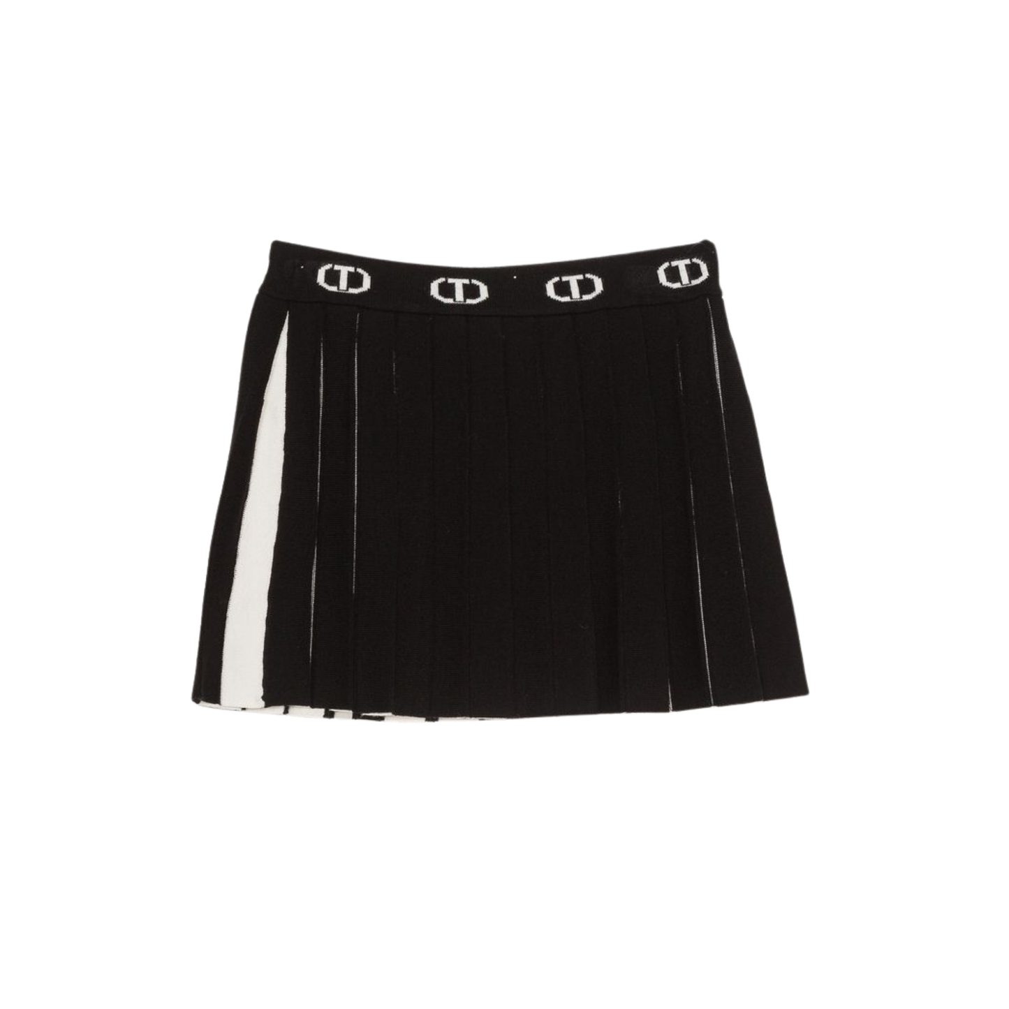 Twinset Pleated Knit Skirt