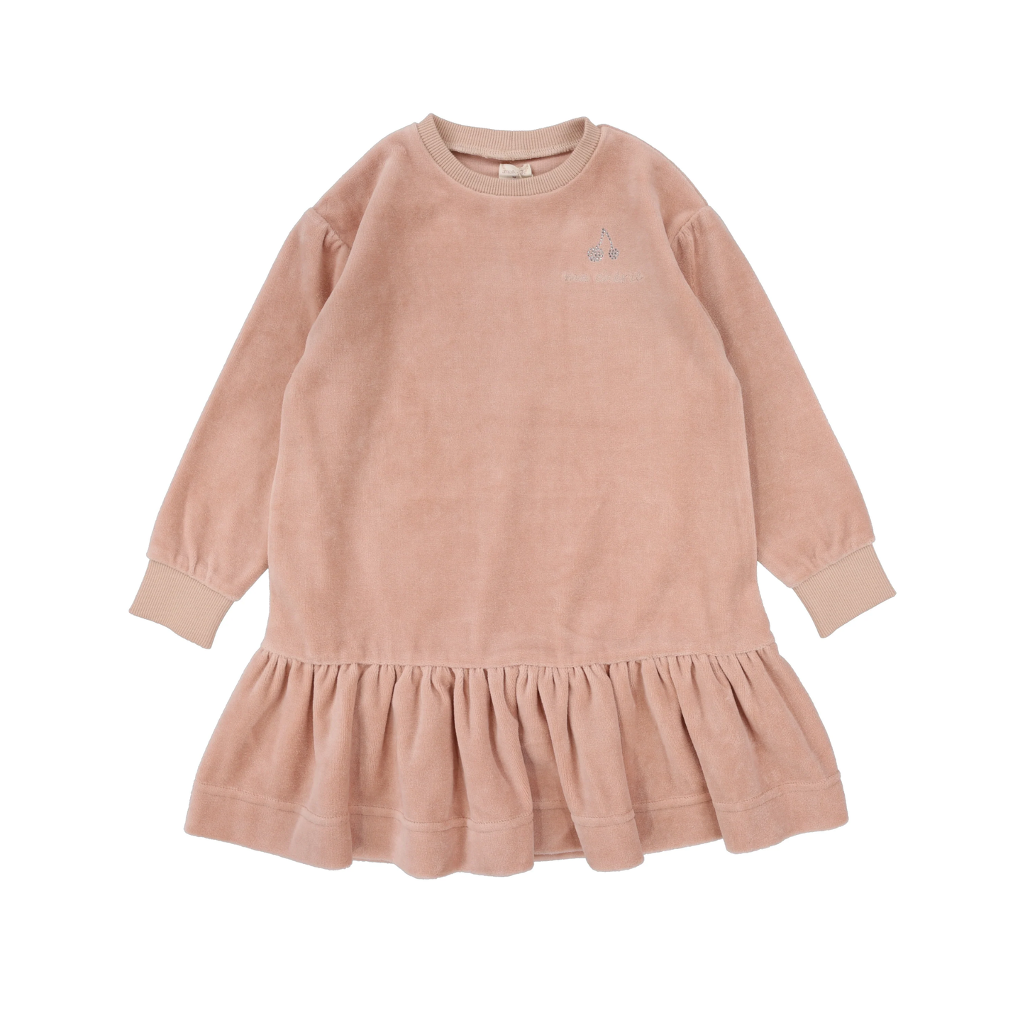 Analogie Rhinestone Velour Dress