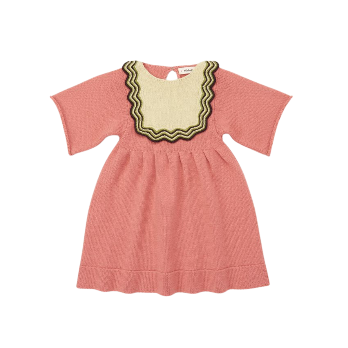 Misha & Puff Chevron Bib Dress