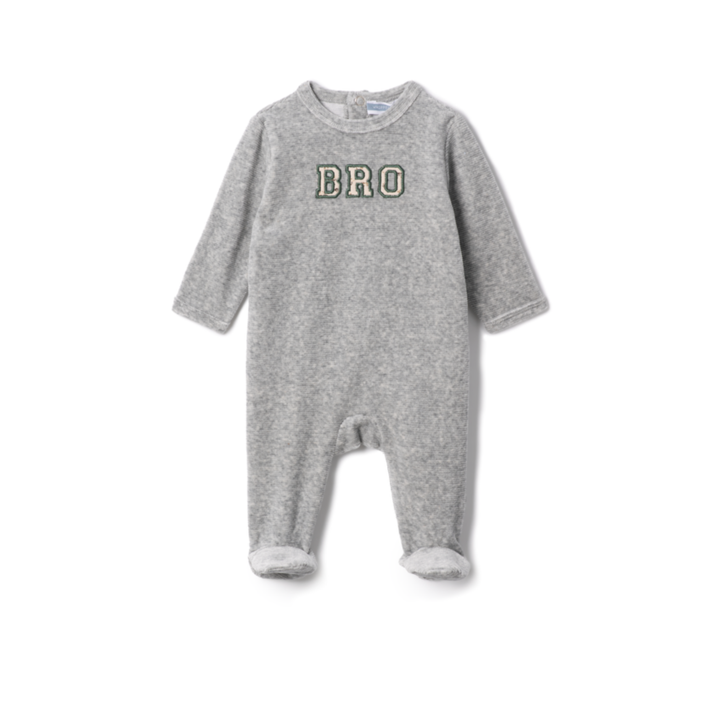 Whipped Cocoa Bro And Sis Velour Footie