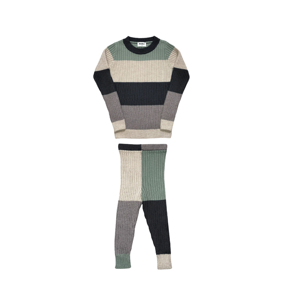 Mabli Trapeze Skinny Rib Set