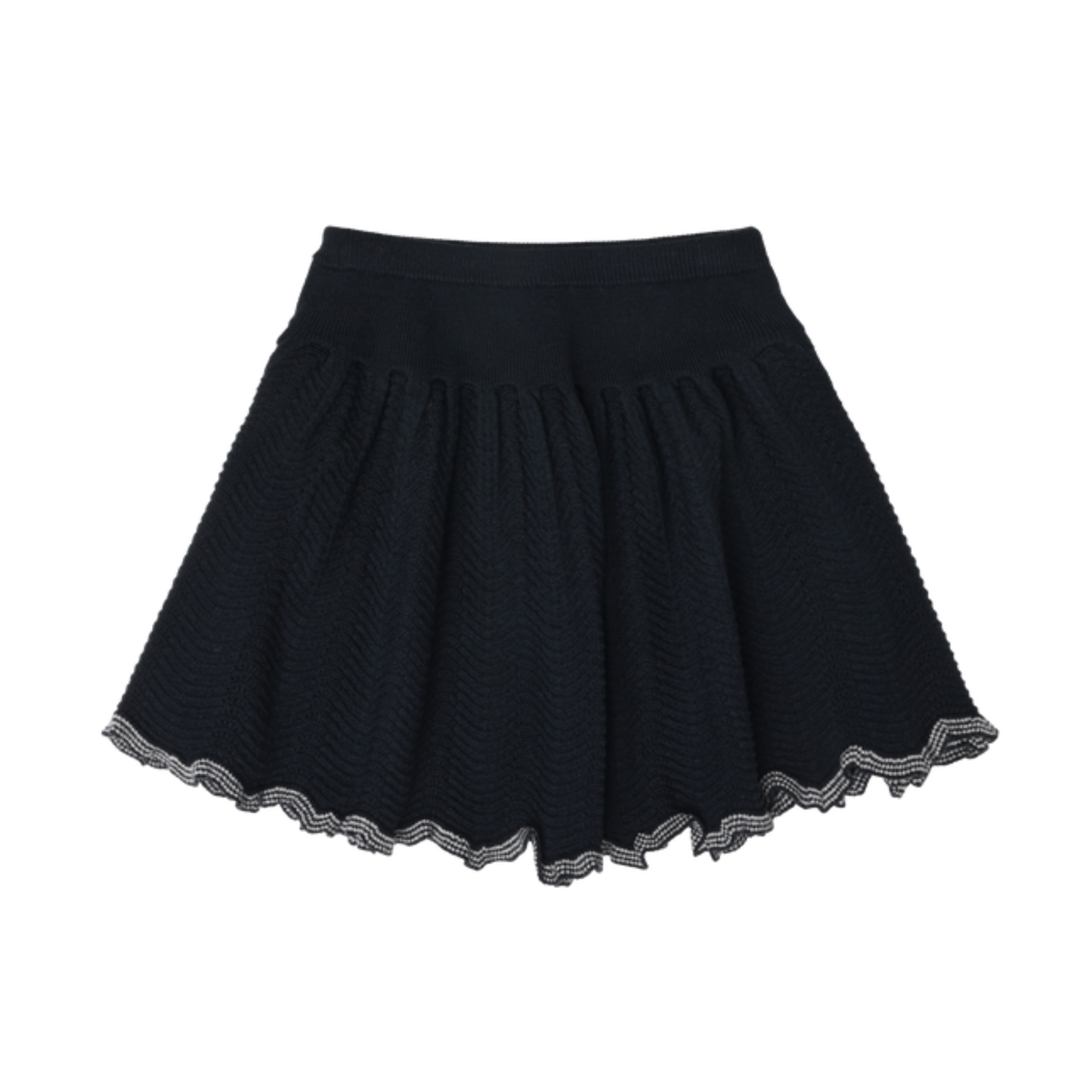 Fub Knit Flair Skirt