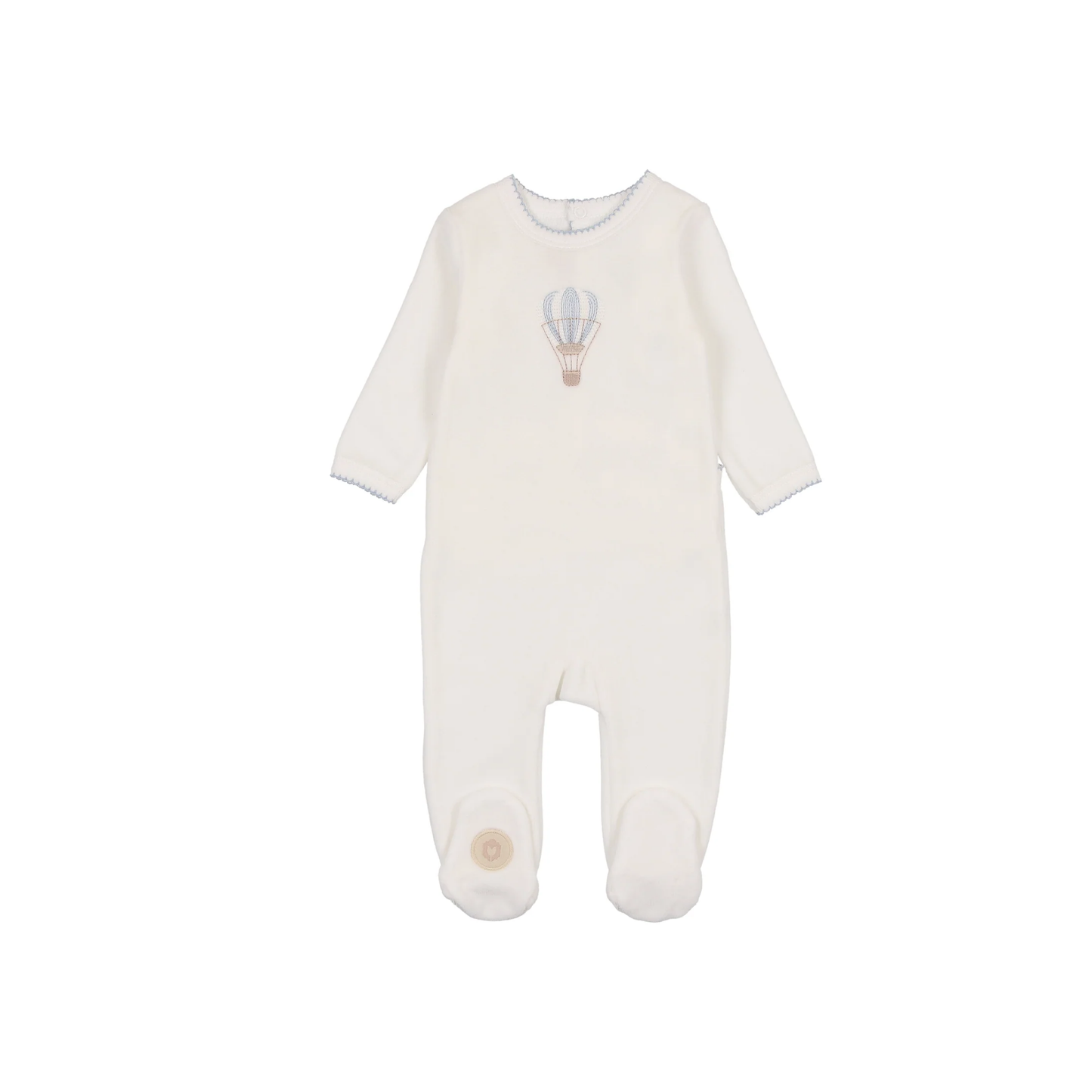 Mon Tresor Embroidered Footie