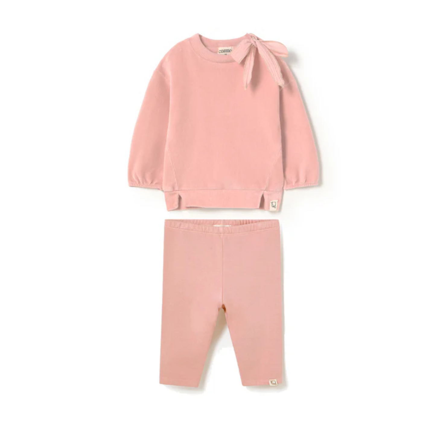 Cozmo Corduroy Velour Knit Sweatshirt Set