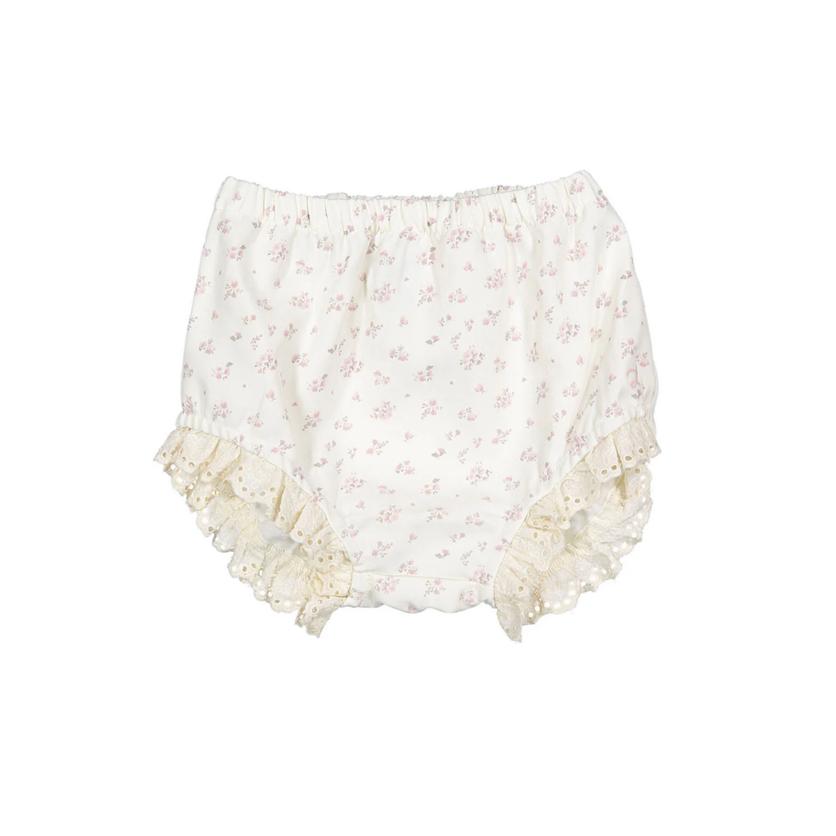 L By Ladida Floral Print And Lace Trim Bloomer