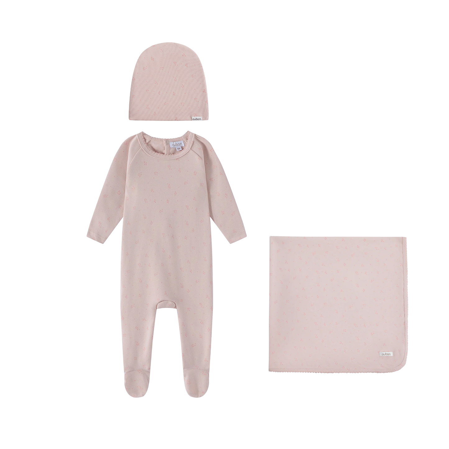 Oubon Cotton Bud Print Footie