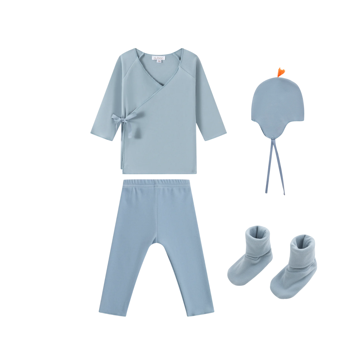 Oubon Fleece Wrap 4 Piece Set
