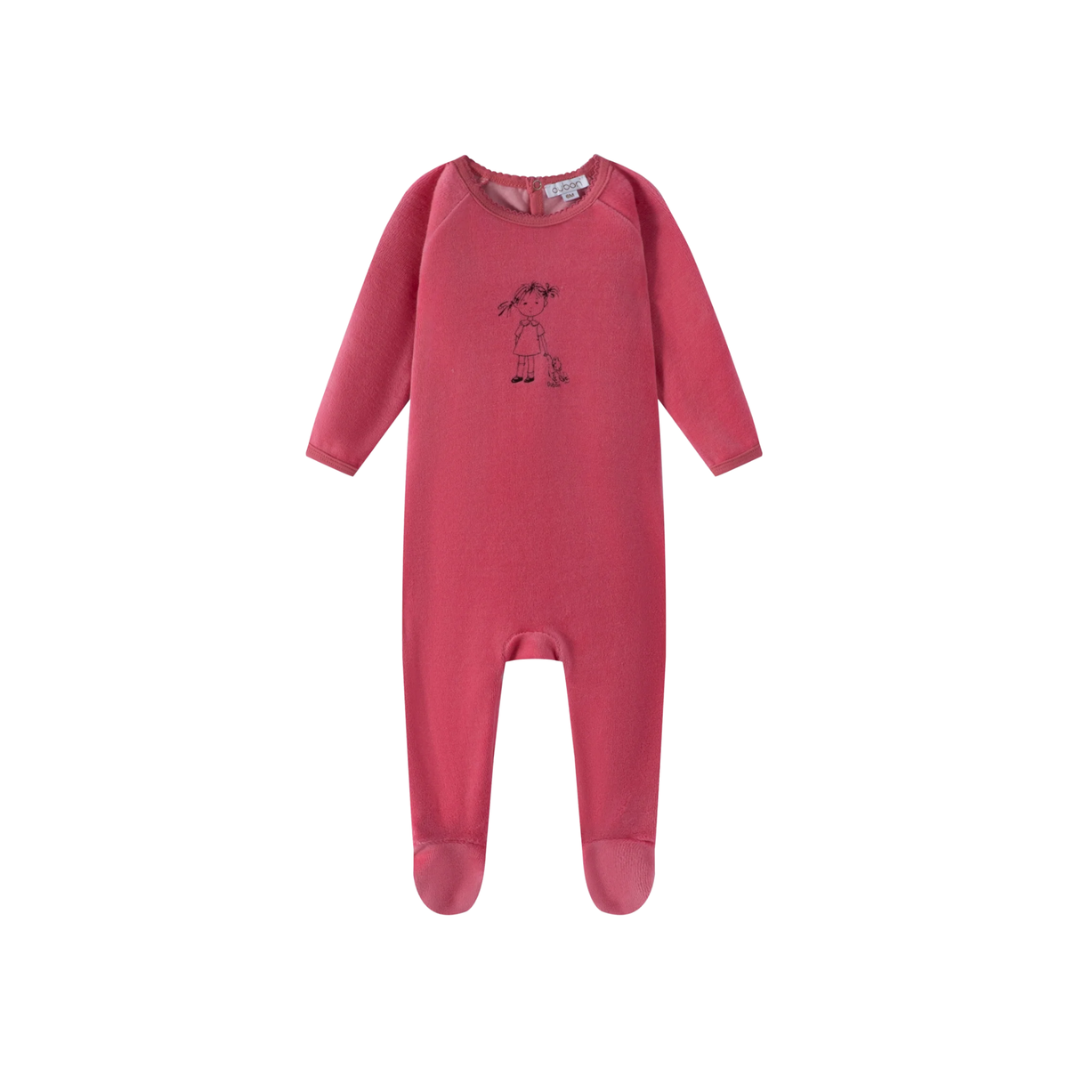 Oubon Doll Print Footie