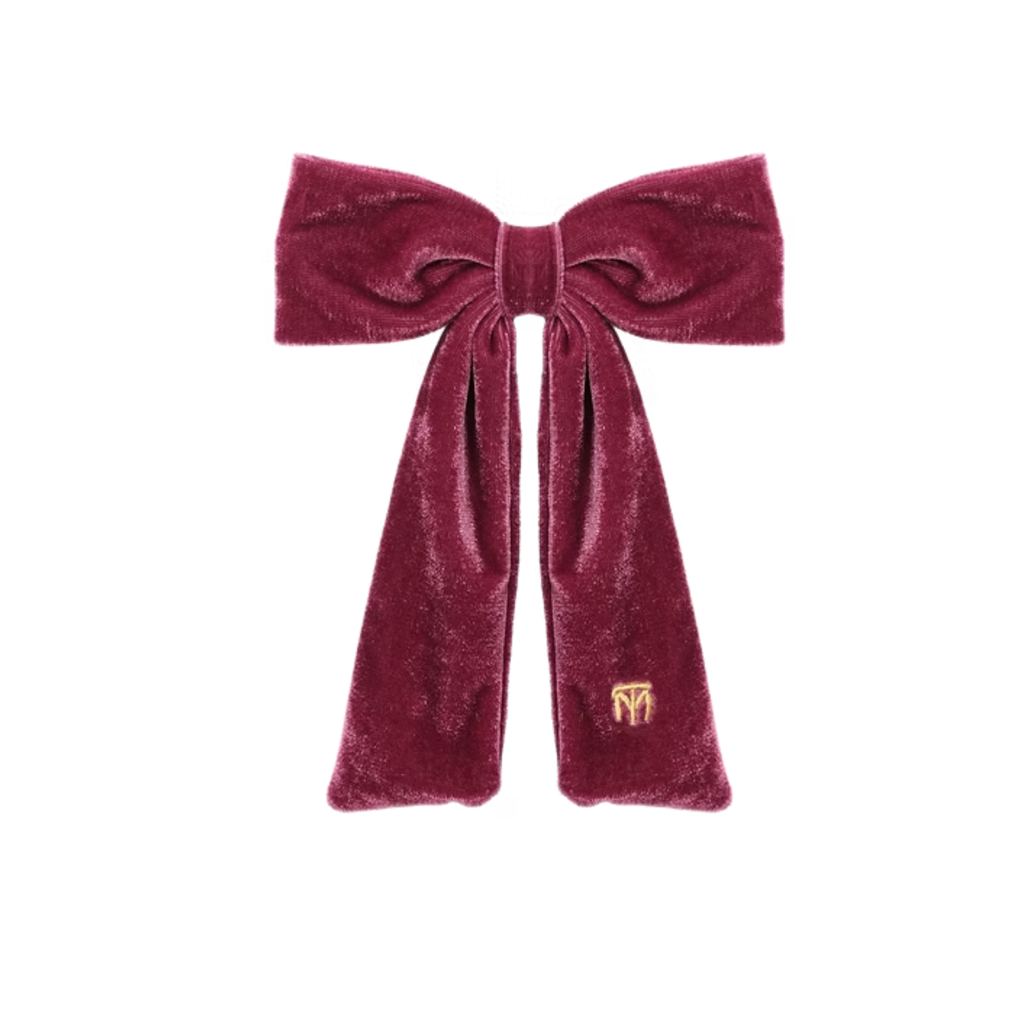 Tis Me Velvet Bow Clip