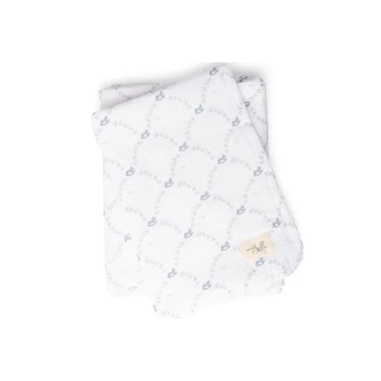 Bebe Bella All Over Rocking Horse Print Swaddle
