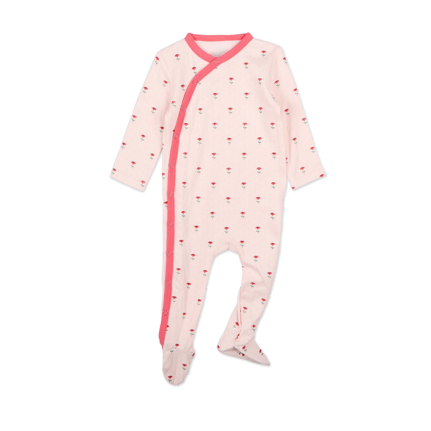 MiniMoi Plant Your Dreams And Grow Happy Pointelle Footie
