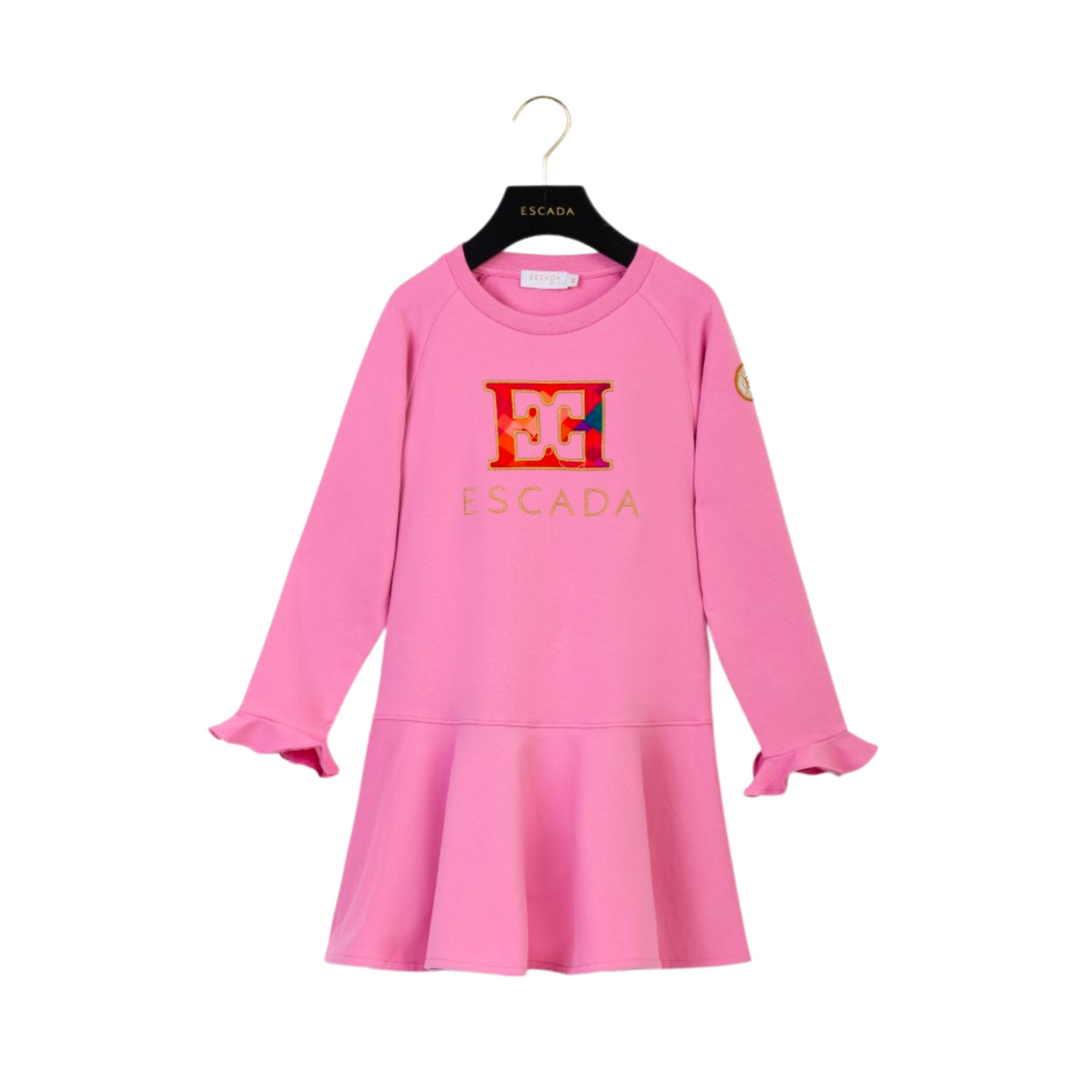 Escada Rosebloom Logo Dress
