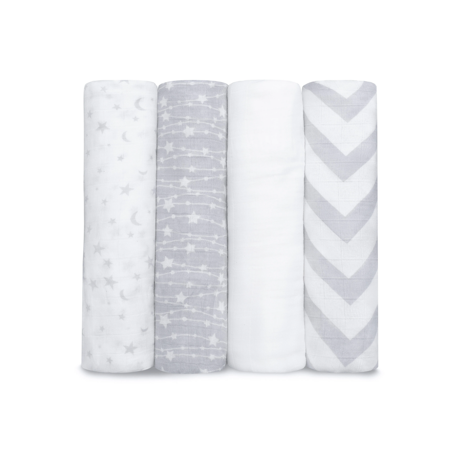 Comfycubs Baby Muslin Swaddle Blanket 4Pk
