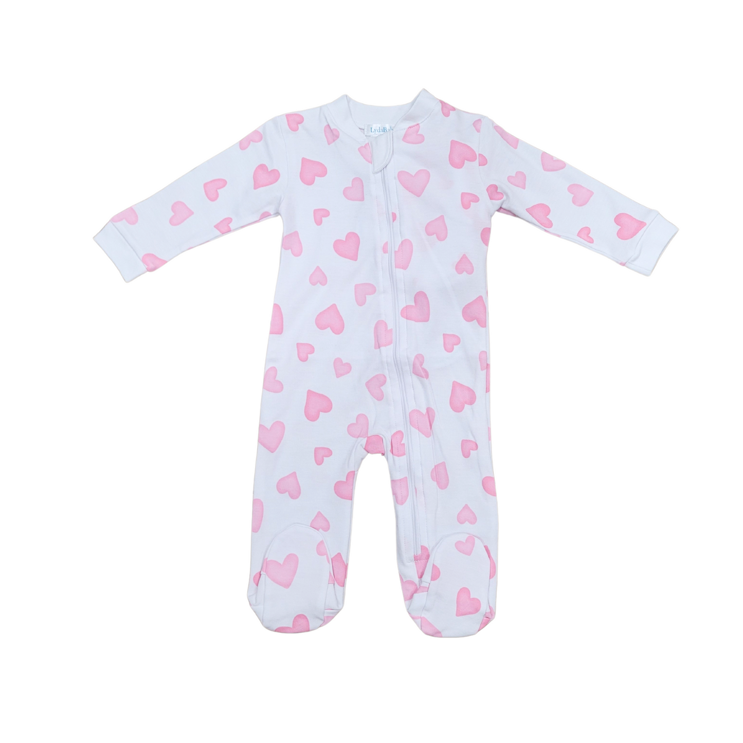 Lydababy Hearts Footie with Beanie
