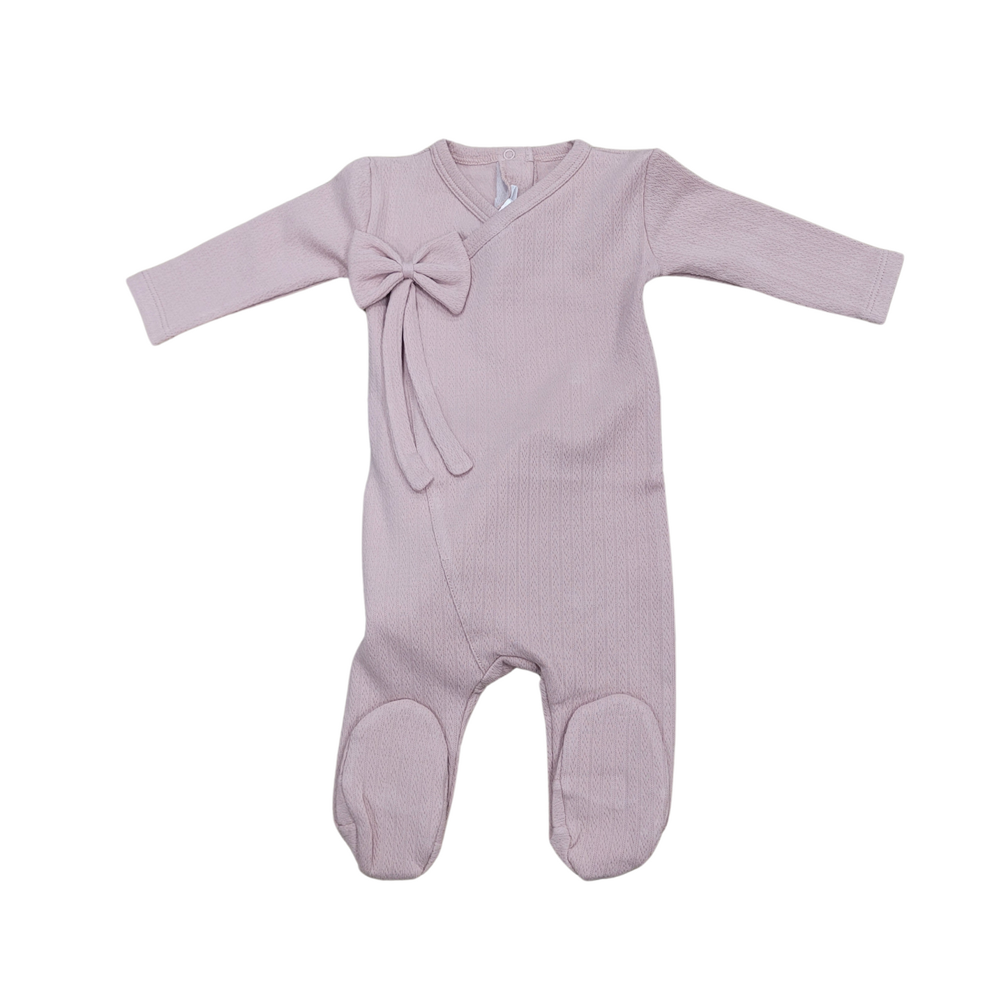 Coton Pompom Jacquard Girl Footie