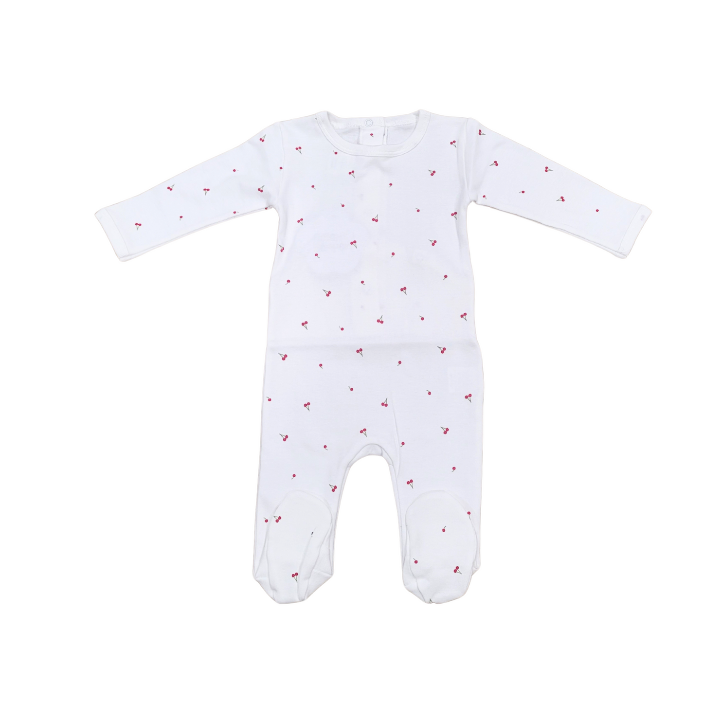 Coton Pompom Cute Cherries Footie