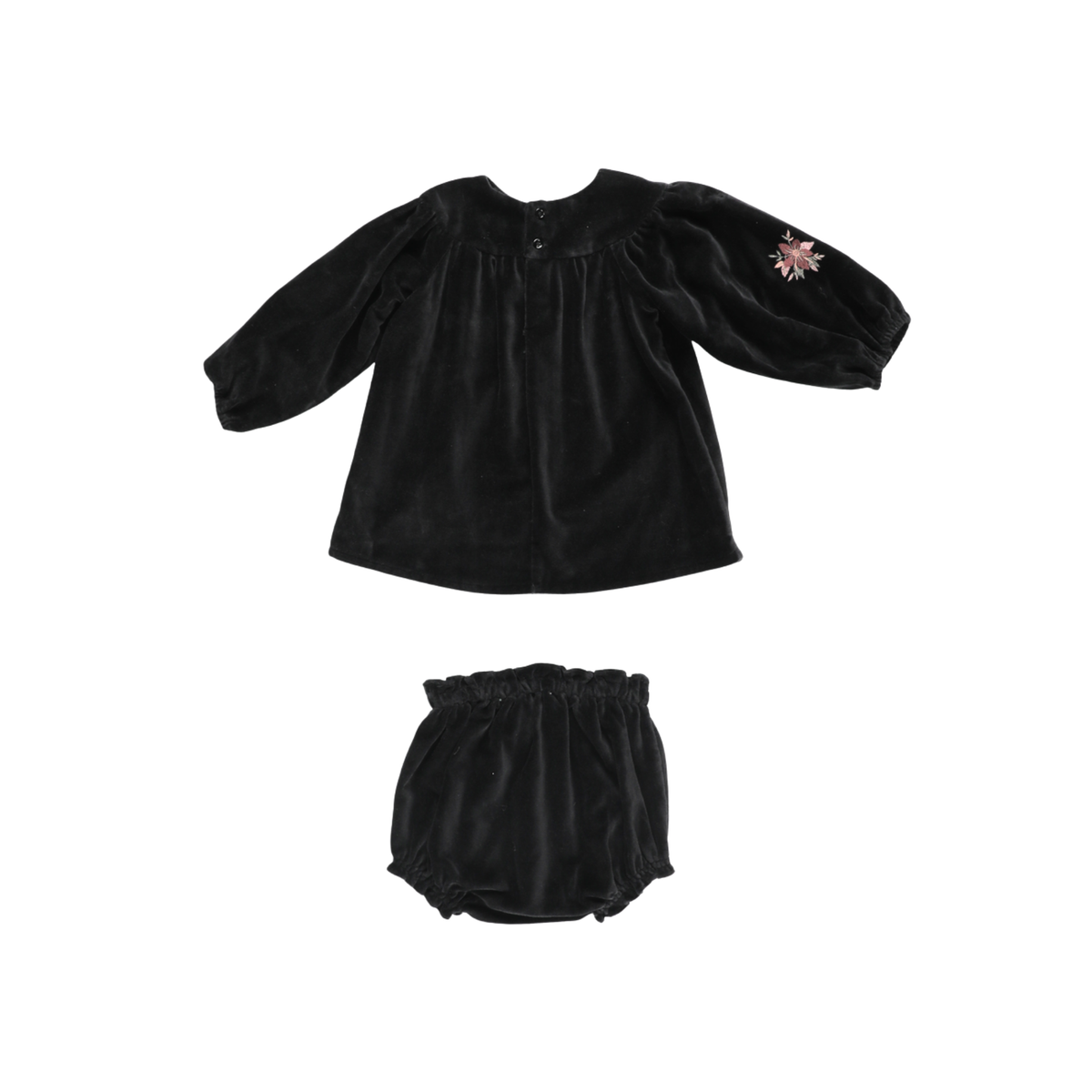 Early Sunday Black Cara Bloomer Set