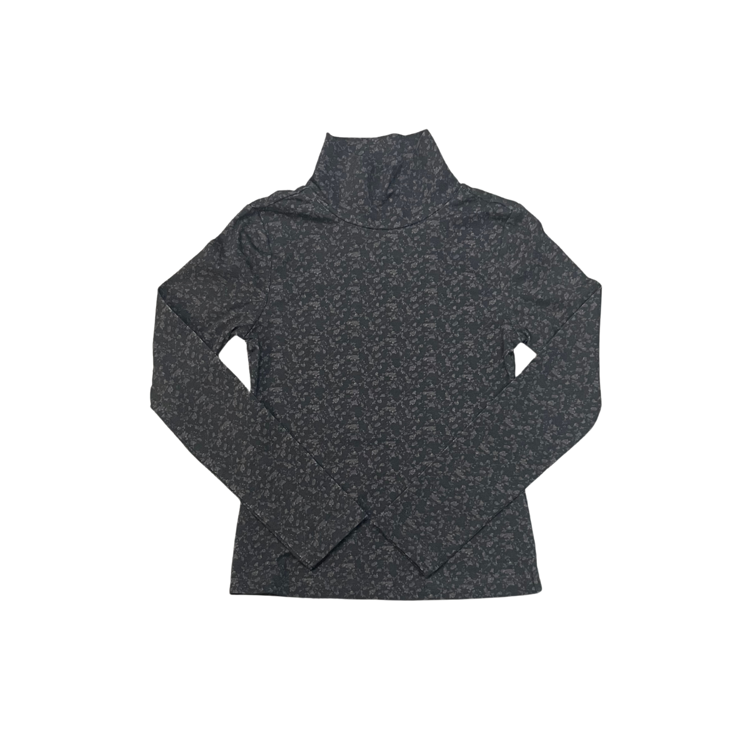 Steph The Label Vine Print Vine Print Jersey Turtle Neck Top