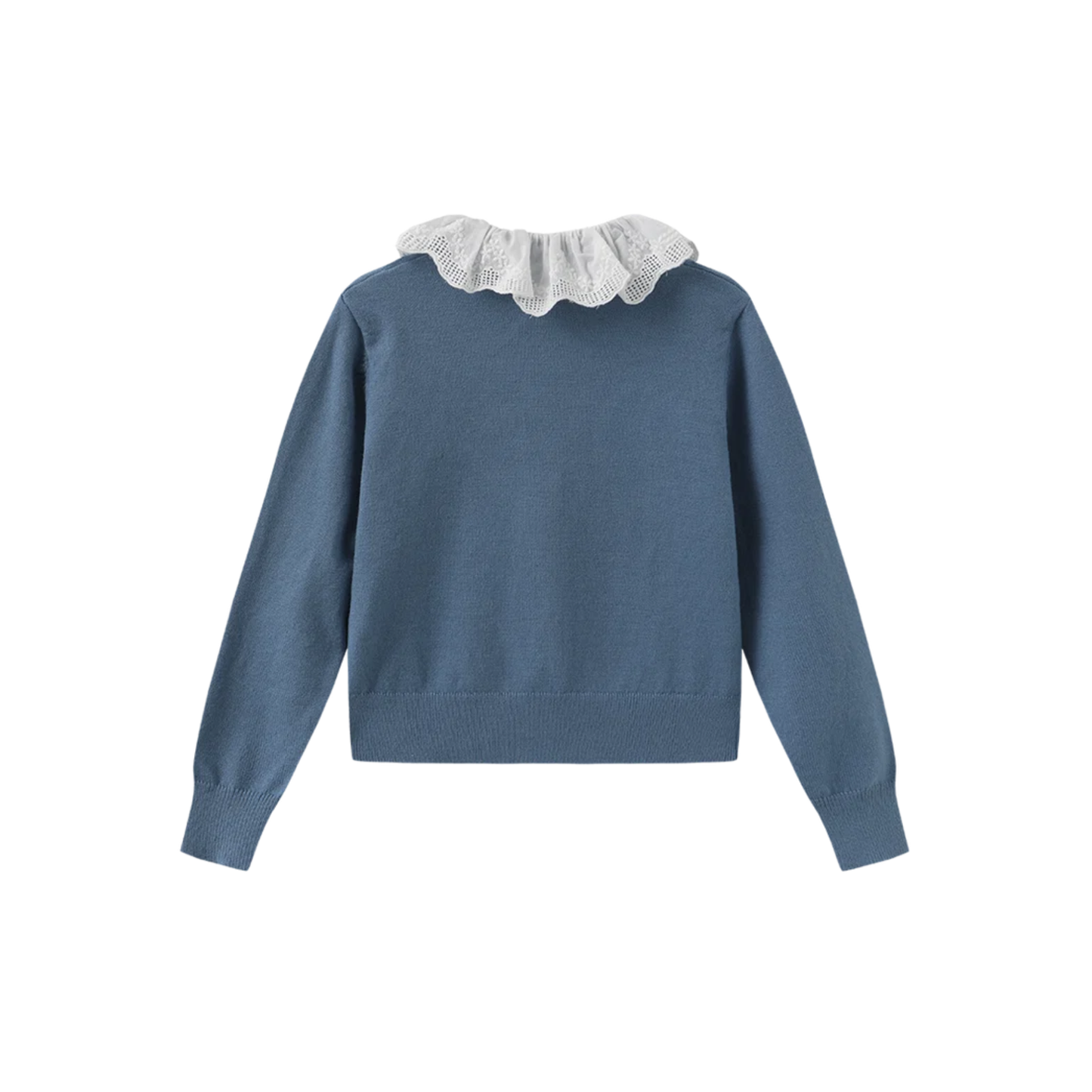 One Child Light Blue Palli Knit Cardigan