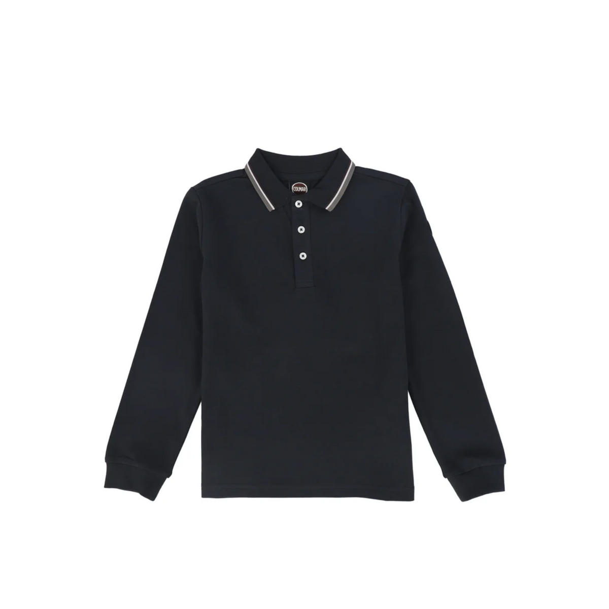 Colmar Stripe Collar Long Sleeve Polo